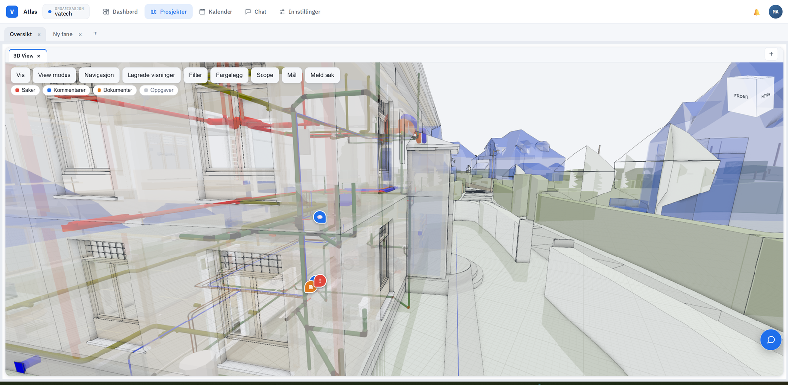 VATECH Atlas IFC-modell og modellfilter